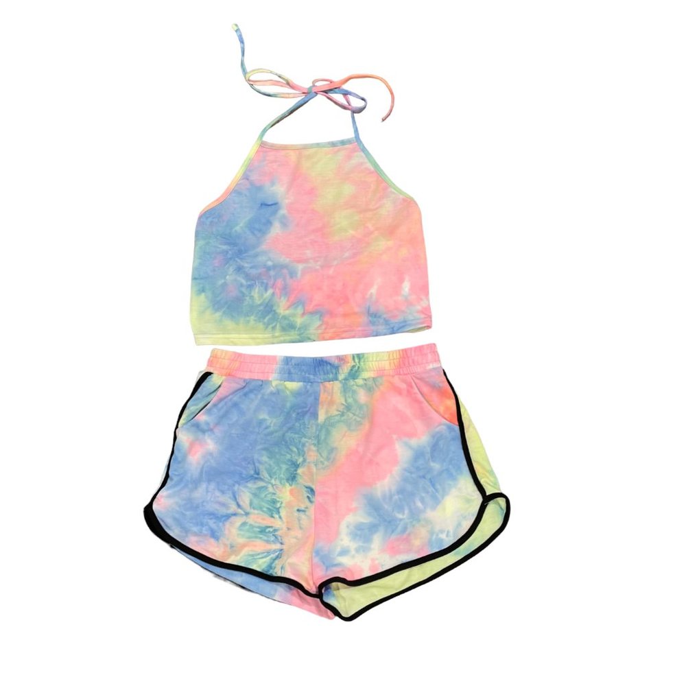 Lounge Short & Crop Top Set